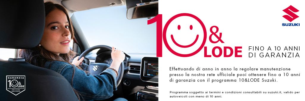 Programma Garanzia Suzuki – 10&lode Full Image